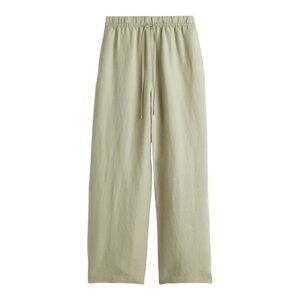 NWT H&M Linen Blend Pull-On Pants. Color Is Light Khaki Green. Size XL.